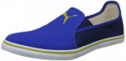 Puma Men's Gray Slip On NU Idp Lapis Blue-Blue Depths-Citronelle Sneakers-9 UK/India (43 EU)(36777302)