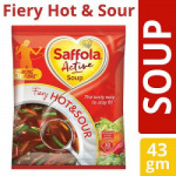 Saffola Active Soup, Fiery Hot and Sour, 43g