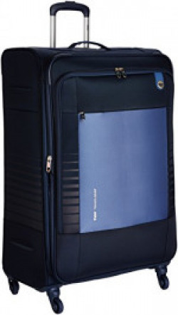 VIP Polyester 52 cms Denim Blue Softsided Suitcase (STORBW81DBL)