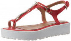 STUDIO G G Studio Women's Holly Red Fashion Sandals - 7 UK (A2091-15K)