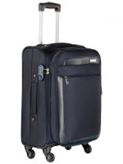 Nasher Miles Toronto Blue Soft-Sided Nylon Cabin Bag 55 cm Trolley/Travel/Tourist