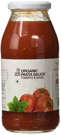 Pure & Sure Organic Tomato Basil Sauce, 500g