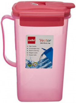 Cello Vector Plastic Multi Serve Jug Set, 1.5 Litres, Set of 2, Pink