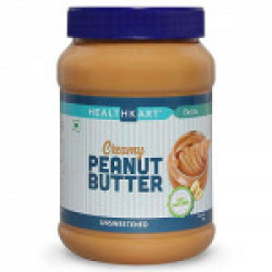 HealthKart Peanut Butter Unsweetened, Creamy,1 Kg