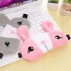 Rabbit cold and hot double protection eye care cooling mask