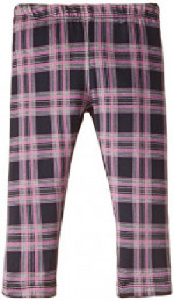 United Colors of Benetton Baby Girls' Trouser (15A3HH4I0145G904_Grey and Pink Check_0Y)