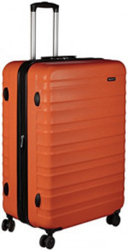 AmazonBasics Hardside Suitcase with wheels, 28  (71 cm), Burnt Orange