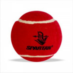 Spartan Cricket tennis ball HEAVY- Set of three Cricket Tennis Ball(Pack of 3, Red)
