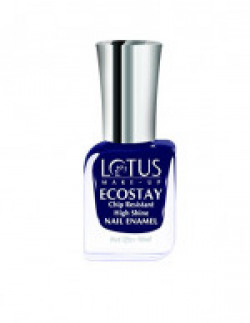Lotus Herbals Ecostay Fantasy Nail Enamel, Blue Pearl, 10ml