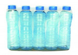 Princeware Plastic Pet Bottles Set, 975ml/79mm, Set of 5, Blue