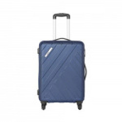 Safari Polycarbonate 66 cms Midnight Blue Hardsided Suitcases (Harbour 4W 65)
