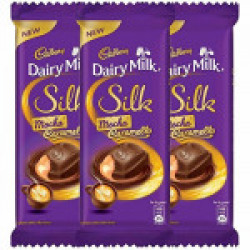 Cadbury Dairy Milk Silk Caramello Mocha, 136g (Pack of 3)