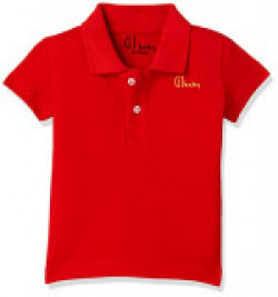 Gini & Jony Baby Boys' Starred Regular Fit T-Shirt (151246519341 C471_Red_0M-3M)