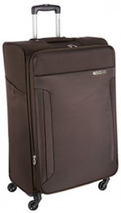American Tourister Troy Polyester 79 cms Chocolate Brown Softsided Suitcase (AMT Troy SP79 Choc Brown)