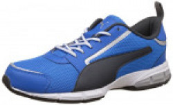Puma Men's Electric Blue Lemonade, Dark Shadow and White Running Shoes - 9 UK/India (43 EU)