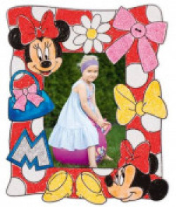 Frog Minnie Window Photo Frame 3D, Multi Color