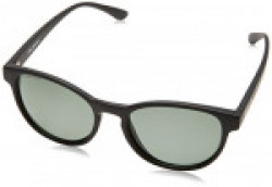 Fastrack Polarized Round Men's Sunglasses - (P360GR5P|53|Green Color)