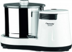 Butterfly Smart 150-Watt Table Top Wet Grinder with Coconut Scrapper Attachment (White and Grey)