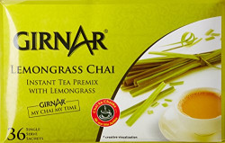 Girnar Instant Tea Premix with Lemongrass, 36 Sachets