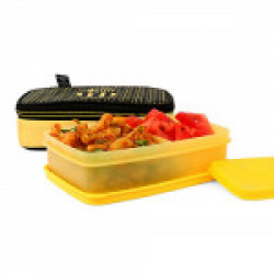 FCBARCELONA Half Time Lunch Box Yellow (Licensed by Cello)