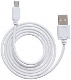 Mobimint 2 A Android Micro USB Cable with 2.4 A Charging Speed for Xiaomi,Samsung, Oppo, Vivo, Smartphones and Tablets (White)