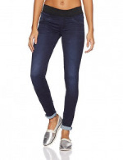 Lee Women's Skinny Jeans (LEJN5284_Lady On The Move Knitted Indigo_28)