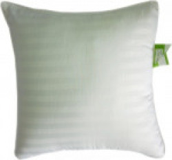 Recron Certified Plain Back Cushion Pack of 1(White)