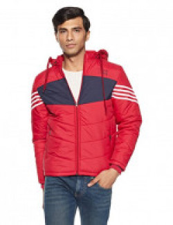 Qube by Fort Collins Men's Bomber Jacket (14652_M_Maroon)