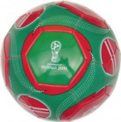FIFA World Cup Russia Swing Football - Size: 5(Pack of 1, Red, Green)
