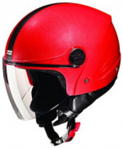 Studds Track Half Helmet (Red, M)