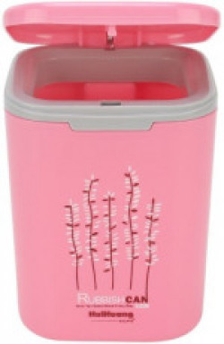 HOKIPO Plastic Dustbin(Pink)
