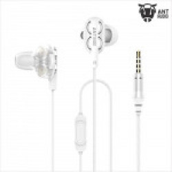 Ant Audio Doble W2 Dual Driver Wired in-Ear Headset (White)