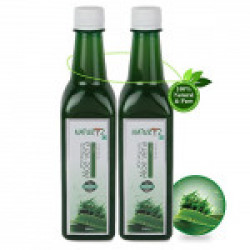 Naturyz Combo Of 100% Natural & Pure Aloe Vera Juice With Wheatgrass - 2 X 500Ml With No Added Sugar(Pack Of 2)