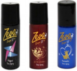 Zeva Keepz U On bodyspray for girls & boys without alcohol deodorants Combo Set(Set of 3)