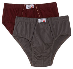 RUPA Frontline Men's Cotton Brief (XING BRIEF-2PCS.PACK-Assorted-85)