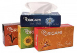 Origami So Soft So Soft 2 Ply Face Tissue Box - 100 Pulls (Pack of 4)