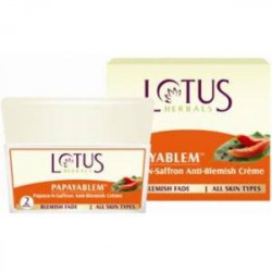 Lotus Herbals Papayablem Papaya-n-Saffron Anti-Blemish Cream, 250g