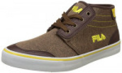 Fila Men's Briggs COF/YEL Sneakers-8 UK/India (42 EU)(11005203)