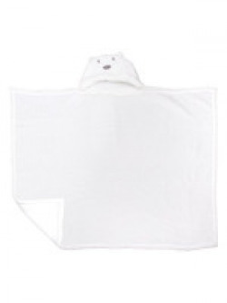 Mee Mee Soft Baby Blanket with Hood, White