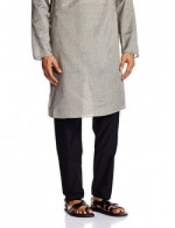 Peter England Men's Cotton Pyjama (8907155703379_POPJ3140002_Black_34)