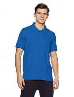 Lotto Men's Plain Regular Fit T-Shirt (CR910292-041_Royal Blue_X-Large)