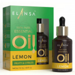 Elansa 100% Pure Lemon Essential Oil, 15ml