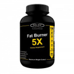 Sinew Nutrition Natural Fat Burner 5X (Green Tea, L-Carnitine, CLA, Green Coffee & Garcinia Cambogia Extract) - 1200 mg (60 Veg Capsules)
