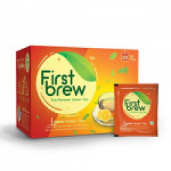 First Brew Green Tea, Lemon, 20 Tea Bags