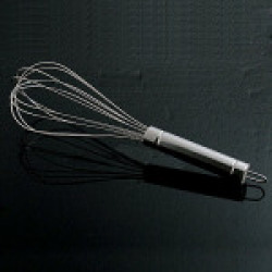 Stainless Steel Wire Whisk,Balloon Whisk,Milk & Egg Beater, 24 cm