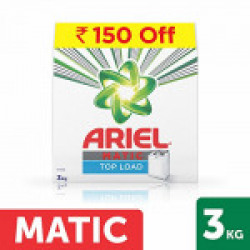 Ariel Matic Top Load Detergent Washing Powder - 3 kg with Rupees 150 Off