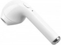 OCA2Z Bluetooth Headset with Mic (White, In the Ear)