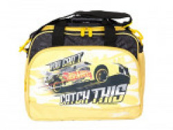 Hot Wheels Polyester 40 cms Yellow Travel Duffle (MBE-MAT321)