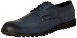 BATA Men's Edward Grey Leather Formal Shoes - 10 UK/India (44 EU)(8242704)