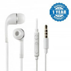Captcha Stereo Super Bass Earphone Hands-Free Mini Size Headset With Mic, On/Off Switch & Volume Controller 3.5mm Jack